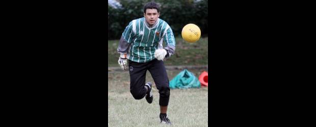 Andrés pone el recorrido | Archivo | Andrés Saldarriaga, con 32 años, es uno de los hombres de experiencia en el Envigado, que hoy buscará su tiquete.