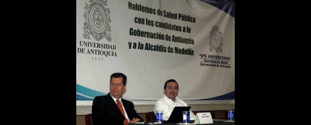 La ausencia en debates es cuestión de estrategia | Julio César Herrera | Uno de los más recientes debates al que solo asistieron dos de los candidatos, Álvaro Vásquez y Carlos Mario Estrada, fue programado el pasado martes por la Facultad de Salud Pública de la Universidad de Antioquia. Faltaron Sergio Fajardo, Rodrigo Saldarriaga y Jorge Gutiérrez.