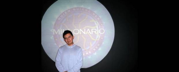 David Huertas, millonario en cultura y conocimientos | Cortesía | En algunas respuestas David estaba tan seguro que no dudaba un instante en elegir una opción y lanzar el "última palabra".