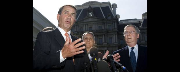 Boehner toca las claves del TLC | Archivo | El presidente de la Cámara de Representantes de Estados Unidos, John Boehner, quien está de visita por Colombia para discutir la implementación del TLC. En la imagen lo acompaña el presidente del Senado, Mitch McConnell.