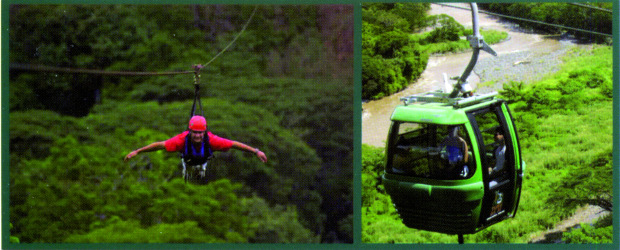 Costa Rica es oro verde | Luis Fernando Ospina | En la zona de La Fortuna, al norte de San José, es posible encontrar el verde intenso de la montaña y el blanco cristalino de las cataratas. De ahí, a poco más de una hora, todo el vértigo de los cables, en una comunión de cielo y bosque.