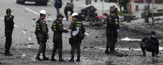 ONU condenó el atentado con carro bomba en Bogotá | AP | El atentado sacudió el norte de Bogotá a las 5:27 de la mañana de este jueves. El carro bomba fue ubicado en la carrera Séptima con calle 67.