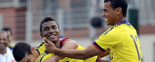 Colombia aseguró la clasificación a las semifinales de Esperanzas de Toulon | AFP | Héctor Quiñónez anotó el único gol del equipo colombiano.
