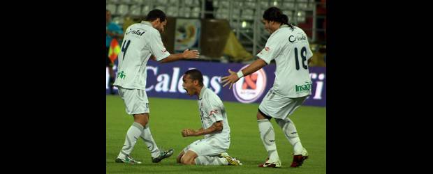 Colprensa | Harrison Henao marcó el segundo gol de Once Caldas en el empate con Tolima.