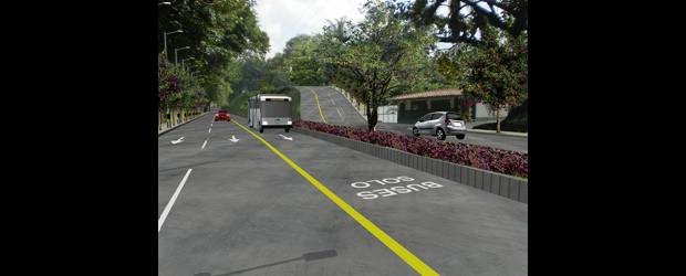 En licitación el corredor de Envigado | Cortesía | Así quedará el sector de Vista Alegre una vez se realicen las obras de Metroplús en el municipio de Envigado.