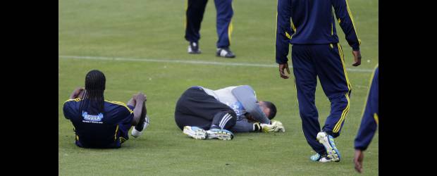 En manos de Neco deja Ospina el arco colombiano | Andrés Stapff, Reuters-Santa Fe, Argentina | David Ospina es el primer lesionado de la Selección de Colombia que se alista en Argentina para la Copa América. Una baja que será suplida por Neco Martínez.