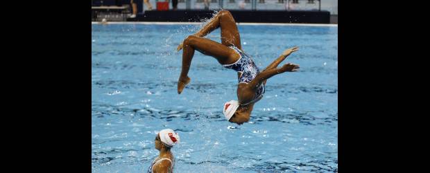 Nadadores, desajustados en Shangai | Wong Maye, Ap-Shangai,China | Los entrenamientos previos a las primeras competencias del Campeonato Mundial de nado sincronizado se cumplieron ayer en la piscina oficial.