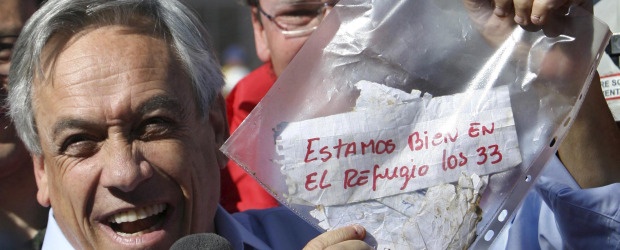 El nivel de popularidad de Piñera cae a lo más bajo desde su llegada al Gobierno | Archivo | La imagen de Sebastián Piñera subió durante el rescate de los mineros, pero de ahí en adelante ha estado bajando.