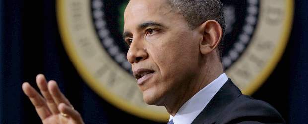 Obama está preocupado por capacidad de Gadafi por mantenerse en el poder | AP | "A Estados Unidos le conviene, y al pueblo libio le conviene, que Gadafi se vaya": Barack Obama.
