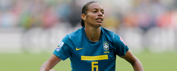 Brasil y Noruega debutaron con apretadas victorias en el Mundial | Reuters | Rosana anotó el único tanto en la victoria de Brasil.