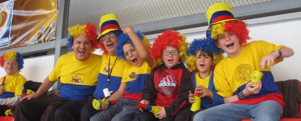 Bogotá se pintó de amarillo | Wilson Díaz Sánchez | Gran ambiente en el estadio El Campín para el juego Colombia-Malí.