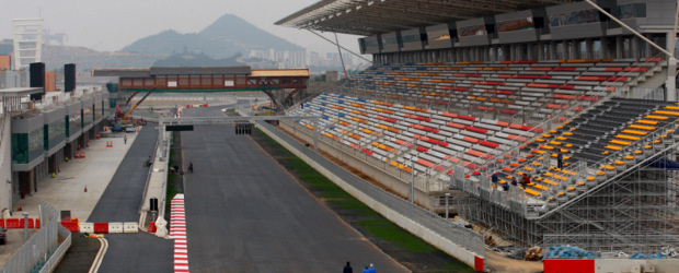 Circuito de Corea superó inspección de la FIA | AP | Buena parte del resto del circuito luce todavía como una obra en construcción.