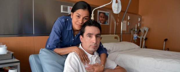 Mauricio Soler visitó el hospital donde se recuperó del accidente |