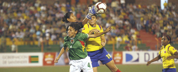 Colombia ganó y sigue invicta | Colprensa | En un partido no muy vistoso, pues el técnico Ricardo Rozo utilizó la mayor parte de la nómina alterna, la selcción Colombia derrotó 1-0 a Bolivia en el Suramericano Femenino sub20.