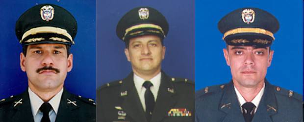 Cortesía | El brigadier general Fernando Joya Duarte, el coronel Arturo Herrera Castaño y el tenientecoronel Juan Gonzalo Lopera Echeverry fueron los uniformados del Ejército fallecidos en el accidente.