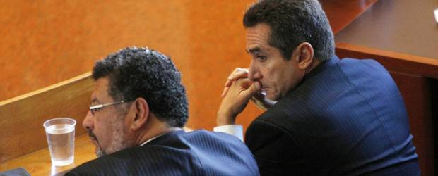 Avanza audiencia contra Bernardo Moreno y María del Pilar Hurtado | Colprensa | Exsecretario de la Presidencia, Bernardo Moreno y su abogado, Jaime Granados (izquierda).