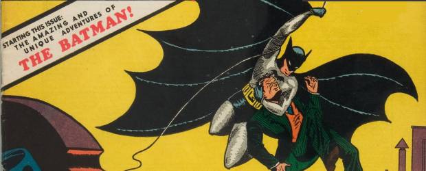 Imagen de la primera historieta publicada de Batman | AP | Esta fue la primera publicación de Batman en 1939.