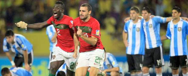 Semifinal europea se verá en el Atanasio | Pilar Olivares, Reuters-Cartagena | Portugal dejó en el camino a Argentina y será un semifinalista en Medellín.