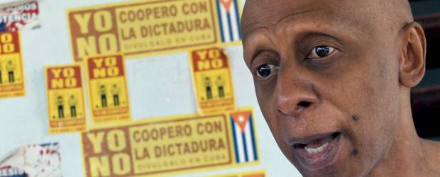 La disidencia cubana, pesimista ante el "Congreso del partido único" | Archivo | Guillermo Fariñas, ganador del último Premio Sájarov del Parlamento Europeo.