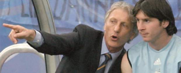 Pékerman es el objeto del deseo | Archivo | José Pékerman fue fuertemente criticado cuando no incluyó al aún joven Lionel Messi en el partido de cuartos de final del Mundial de 2006. En Colombia tiene buena acogida: "contar con Pékerman sería muy bueno", dijo Luis Bedoya.