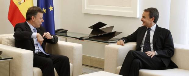 Santos anunció sus ministros de Minas y Comercio | Reuters | El jueves, Juan Manuel Santos, se reunió con el jefe de Gobierno español, José Luis Rodríguez Zapatero. También dialogó con el rey Juan Carlos.