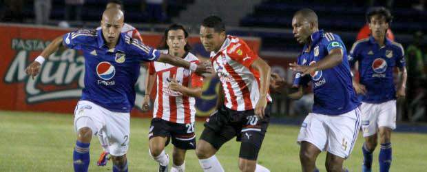 Millonarios es finalista de la Copa Postobón | Colprensa | Junior y Millonarios empataron a cero goles este miércoles en partido disputado en el estadio Metropolitano de Barranquilla por Copa Postobón.