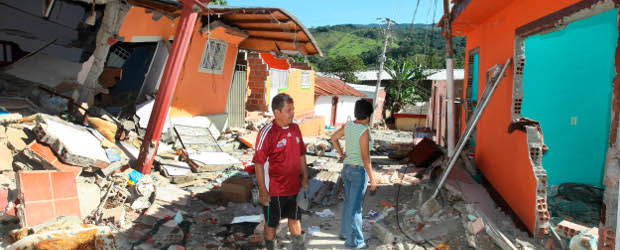 Definido el lugar donde se refundará Gramalote | Archivo | La falla geológica destruyó las viviendas de este municipio.