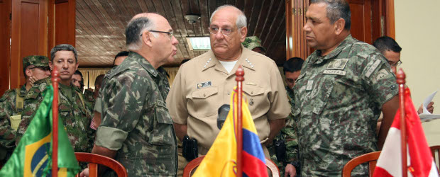 Colombia, Perú y Brasil no están preocupadas por plan nuclear venezolano | Colprensa | Se reunieron el comandante de las Fuerzas Militares de Colombia, el jefe del comando conjunto de las Fuerzas Armadas de Perú y el jefe del Estado Mayor Conjunto de las Fuerzas Armadas de Brasil.
