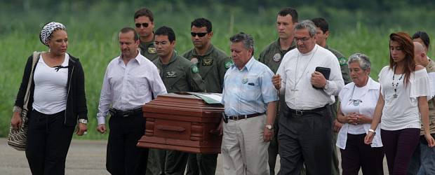 Archivo | Las Farc entregaron los restos el coronel Guevara el pasado primero de abril.