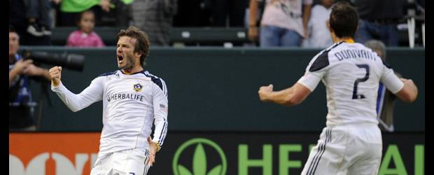 David Beckham se reencontró con el gol en la MLS | AP | El inglés se convirtió en la figura del último encuentro de la temporada regular de la Liga Profesional de Fútbol de Estados Unidos (MLS).