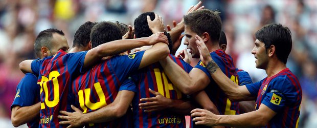 Los penaltis clasificaron al Barcelona a la final de la Copa Audi | Reuters | Barcelona superó al Internacional de Brasil.