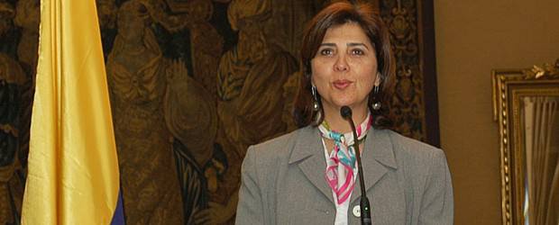 La canciller María Angela Holguín | La canciller María Angela Holguín revisa las relaciones bilaterales con su homólogo boliviano.