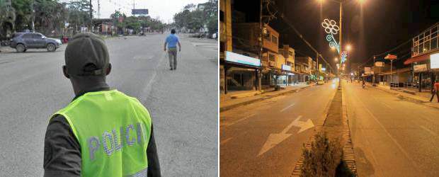 Policía reforzó seguridad en la región de Urabá | Esteban Vanegas y Jaime Pérez, enviados especiales | Calles desoladas en los municipios de la región de Urabá y el Bajo Cauca fueron el factor común este jueves.