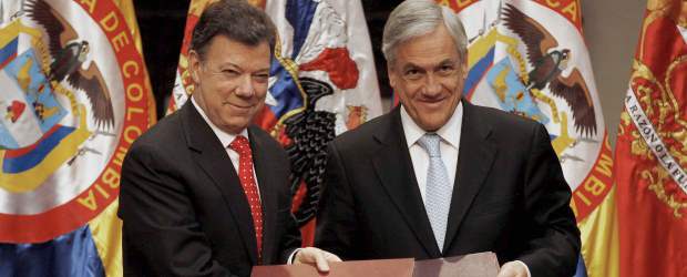 Colombia fortalece pactos de energía y comercio con Chile | AP, Roberto Candia-Santiago de Chile | Los presidentes Juan Manuel Santos y Sebastián Piñera firmaron nuevos acuerdos para fortalecer la relación comercial entre Colombia y Chile.