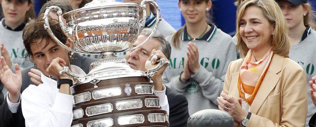 Nadal venció a Ferrer y se consagra en Barcelona | Reuters | Con esta victoria Nadal amplió a 29 su racha de victorias en el torneo en superficie de arcilla.