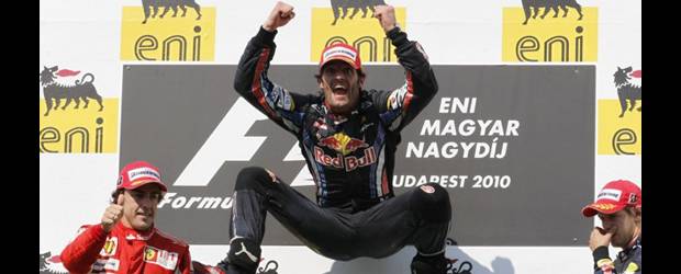 Mark Webber ganó el GP de Hungría | AP | Mark Webber pasó a comandar la clasificación mundial.