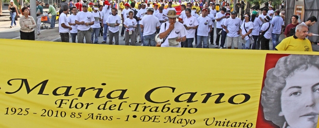 De manera tranquila se cumplió la marcha de los trabajadores este sábado en Medellín. | Juan Fernando Cano | De manera tranquila se cumplió la marcha de los trabajadores este sábado en Medellín.
