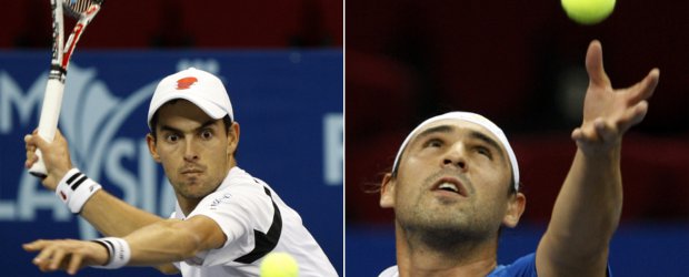 Baghdatis frenó a Giraldo en Malasia | AP | Giraldo (izq.) cayó ante Baghdatis (der.) en dos sets con parciales 7-5 y 7-5.