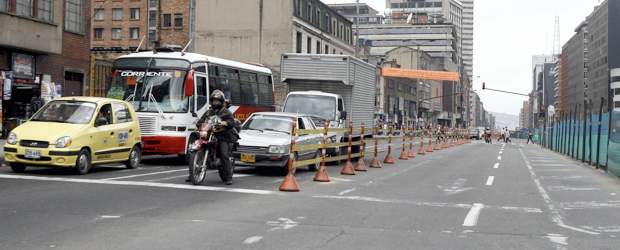 Este miércoles se cumple el tercer día del paro del transporte público en Bogotá. | Colprensa | Este miércoles se cumple el tercer día del paro del transporte público en Bogotá.