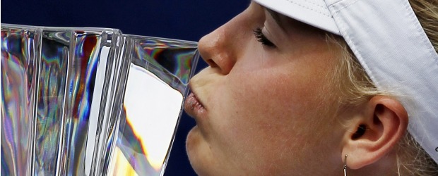 Caroline Wozniacki, vencedora en Indian Wells | Reuters | La número uno del mundo se recuperó de la sorpresiva derrota del segundo set para terminar una maratónica lucha en la línea de base en dos horas y ocho minutos en el Indian Wells Tennis Garden.