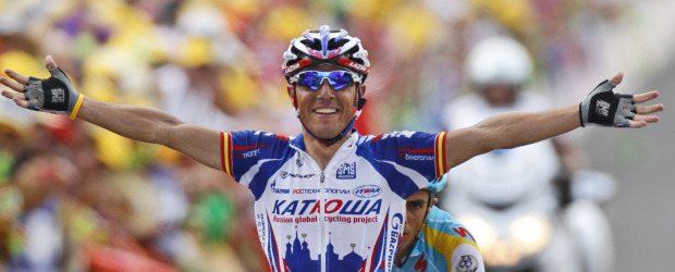 AP | El español Joaquim Rodríguez logró su primera victoria del Tour.