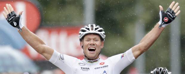 Contador sorprendió a los Schleck y Urán subió al décimo puesto | Reuters | El noruego Thor Hushovd ganó la etapa de este martes de 163 kilómetros.