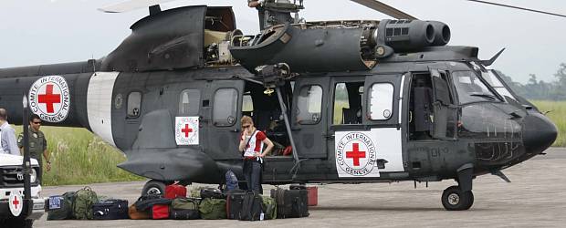 Colprensa | Los helicópteros Cougar del Ejército Brasileño están listos en la pista del aeropuerto Gustavo Paredes.