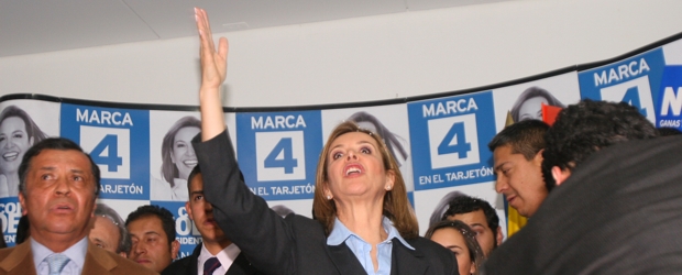 Noemí Sanín, la candidata por el partido Conservador a la Presidencia | Colprensa | Noemí Sanín celebró este viernes en su sede política de Bogotá.