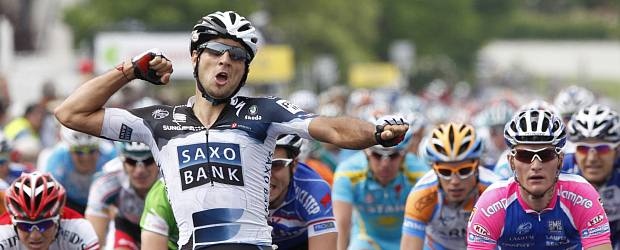 Contador no suelta el liderato de la Dauphiné Liberé | AP | Juan José Haedo invirtió un tiempo de 4h.24.11 en la segunda etapa.