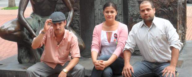 Cinco sentidos activados para enseñar | Fotos: Cortesía | Daniel Rivera, Ana María Agudelo y Andrés Felipe Restrepo son tres de las cinco personas que conforman el equipo base de la academia 5sentidos, que empieza a funcionar este diciembre. La propuesta es un espacio de arte para El Poblado. La casa está ubicada en Provenza.