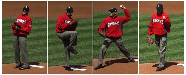 Obama y las estrellas protagonizaron la jornada de "Play Ball" | Reuters | El presidente Barack Obama abrió este lunes la temporada 2010 de las Grandes Ligas de béisbol estadounidense con una primera bola ceremonial que incluso el atlético comandante en jefe reconoció que estaba algo desviada.