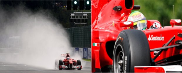 La lluvia no pudo frenar a Fernando Alonso en Bélgica | AP | El piloto de Ferrari Fernando Alonso fue el más rápido este viernes en los primeros entrenamientos libres del Gran Premio de Bélgica.