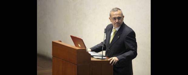 Jorge Lagos, ex jefe de inteligencia en audiencia | Andrés Torres, Colprensa-Bogotá | Jorge Lagos, ex jefe de inteligencia del DAS, durante su declaración en la audiencia de juicio que se sigue en contra de Jorge Noguera Cotes.