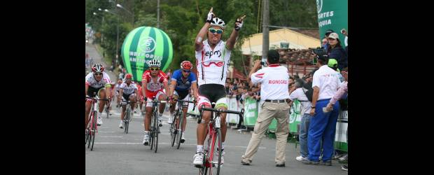 López, consagrado en el Oriente | Cortesía www.nuestro ciclismo.com-La Ceja | El antioqueño Jaime Alberto Castañeda (EPM-Une) se impuso en la tercera y última etapa de la Clásica de Rionegro. Juan Carlos López fue el ganador.